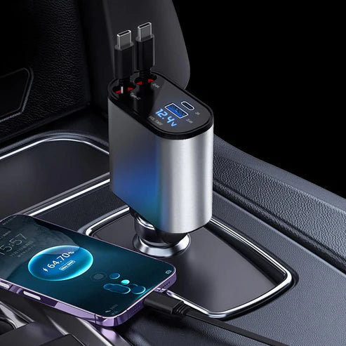 4 in 1 Retractable Charger portable