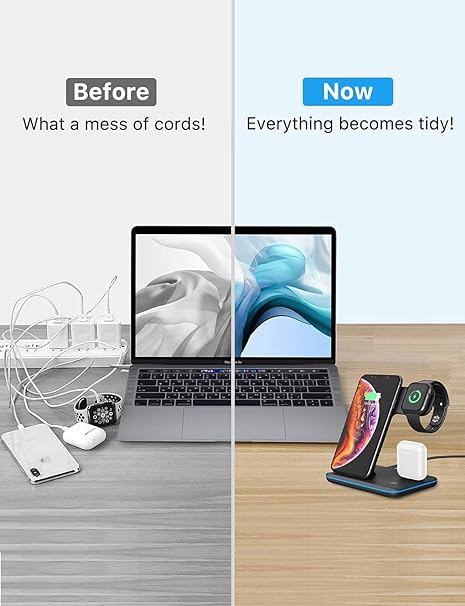 3-in-1 Wireless Charging Station Portable